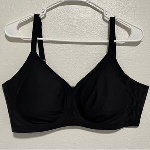 HoneyLove Silhouette Bra 1X 40 C/D Black Wireless Lifting Comfort